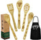 Cow Gifts for Women, Kitchen Decor Cooking Utensils Set include Unique Bamboo Cooking Spoons Apron, Personalized Christmas Mother's Day Housewarmi...