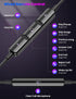 iMangoo for Apple Headphones Magnetic HiFi Stereo Bass Wired Earbuds MFi Certified Headset Lightning Earphones with Microphone Volume Control for ...