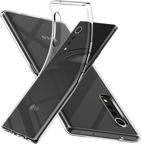 Clear Case for LG Velvet 5G, Slim Thin Flexible TPU Silicone Soft Skin Gel Rubber Anti-Scratch Shockproof Protective Cover for LG Velvet 5G,Clear...