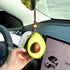 Unique Car Pendant for Rear View Mirror - Handcrafted Avocado Design, Car Pendant Hanging Keychain Pendant Gift, 1...