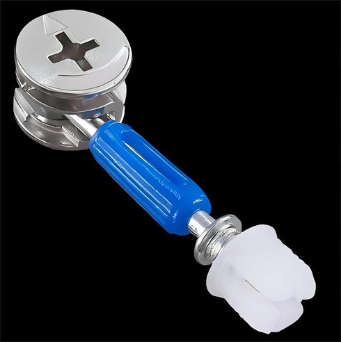 81 Pcs 3-in-1 Furniture Cam Lock Fasteners Desk Hardware Parts Cam Locks for Furniture Furniture Hardware Parts (15 × 11mm?12 × 11.5mm Cam Lock nu...