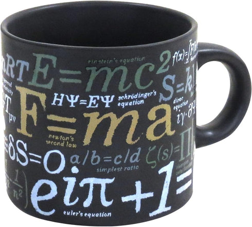 The Unemployed Philosophers Guild Math Mug - Sip Your Coffee While Learning Famous Mathematical Formulas and Equations, Comes in a Fun Gift Box, 1...