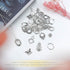 JIALEEY Antiqued Tibetan Silver Earring Chandelier Earring Jewelry Making Kit for Earring Drop and Charm Pendant Assorted Pack (30Pair 60Pcs)...