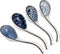 Ceramic Soup Spoons Sets of 4,Asian Soup Spoons,Long Ramen spoons,Japanese soup spoons for Pho,Wonton,Noodles,Chinese Ceramic Rice Spoons,4Pcs...