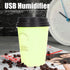 Portable Mini Humidifier, 300ml Car Humidifier Coffee Cup Low Noise Auto Off Lightweight Space Saving Travel Small USB Desk Humidifier for Car Bed...