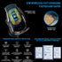 Wireless Car Charger,15W Qi Fast Charging, Automatic Sensor Auto-Clamping Car Phone Holder, Windshield Dashboard Air Vent Car Phone Mount, Q3-US...