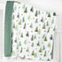 HOMRITAR Baby Blanket for Boys Soft Lightweight Minky Blanket with Double Layer Dotted Backing for Infant Toddler Nursery Crib with Green Pine Tre...