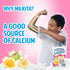 Milkita Creamy Shake Candy Bag, Gluten Free Chewy Candies with Calcium & Real Milk, Zero Trans Fat, Low-Sugar, Tropical Flavors (Banana, Honeydew,...
