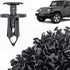 120 Pcs Fastener Rivets Replace 6503598 Compatible with 2007-2020 Jeep Wrangler JK JL & Unlimited Grill Grille Bumper Body Plastic Retainer Clips...