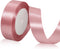 Rose Pink Satin Ribbon 1 Inch x 25 Yards, Rose Gold Silk Ribbon for Flower Bouquet Accessories, Gift Wrapping, Crafts, Hair Bows, Baby Shower and ...