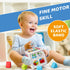 LiKee Ultra-Large Shape Sorter Baby Toys Include 8pcs Sensory Pieces, Toddler Toys for Age 1-2 Boys Girl Birthday, Infant Montessori Toys Bins for...