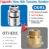 Self-Draining Vacuum Breaker, 1-1/16" Female Fine Thread Vacuum Breaker, PK1390 No Lead Brass Hose Bib Vacuum Breaker, for Providing you with Heal...