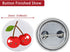 800 PCS Button Maker Supplies, 25mm / 0.98 inch Button Supplies Button Parts, Approx. 1 inch Metal Blank Button Badge Parts with Blank Paper for B...
