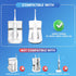 Toothbrush Head Replacement for Waterpik, 8 Pack Flossing Brush Heads Compatible with Water-pik Sonic Fusion 2.0 / SF-01, SF-02, SF-03 & SF-04...