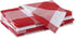 Encasa Homes Anti-Odour Kitchen Dish Towels, 28"x18" (4 Pc Set) Highly Absorbent, Tea Towels for Cleaning & Quick Drying, Cotton Buffalo Red Check...
