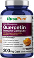 NusaPure Quercetin complex: Bromelain, Vitamin C, Vitamin D3, Stinging Nettle, Zinc | 200 Veggie Caps (Non-GMO, Bioperine)...