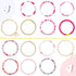 Yaomiao 28 Pcs 4 Set Heishi Surfer Bracelets Set for Women Colorful Preppy Beaded Stretch Bracelet Friendship Bracelets Clay Stackable Boho Disc P...