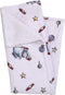 Disney Winnie The Pooh and Eeyore White Christmas Holiday Presents Super Soft Sherpa Baby Blanket...