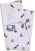 Disney Winnie The Pooh and Eeyore White Christmas Holiday Presents Super Soft Sherpa Baby Blanket...