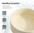 Ceramic Set of 2 Cat Bowls, Food and Water Bowls for Cats, Kitty, 2pcs Cat Dishes, Cat Feeder(5.1inch, 2 x Beige Bowls)...