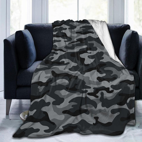 Military Camouflage Baby Blankets Soft Warm Fuzzy Plush Camo Bed Throw Blanket for Newborn Infant Toddler Girls Boys Kids, 30"X40"...
