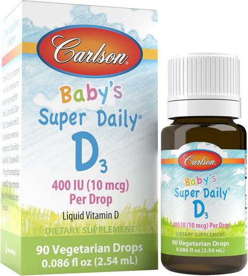 Carlson Laboratories Super Daily D3 for Baby, 0.086 Fl oz...
