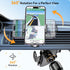 Car Phone Holder Mount?36mm Longer-Metal Hook Clip?Phone Holder for Car Vent Phone Mount?Hands Free?Car Phone mount for Car, Cell Phone Holder Car...