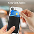 Stronger Magnetic Wallet Cell Phone Card Holder for iPhone 15 Series, RFID Leather Phone Wallet Stick on Series of iPhone 14/13/12 Pro/Promax and ...