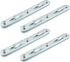 4 Sets 5" Bed Rail Fasteners, Wood Bed Rail Fittings Furniture Bed Frame Hardware...