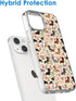 Compatible for iPhone 13 Pro Case, Cute Dog Funny Dachshunds Dog Florals iPhone Case Shockproof Protective Clear Soft TPU Case Gift for Girls Wome...