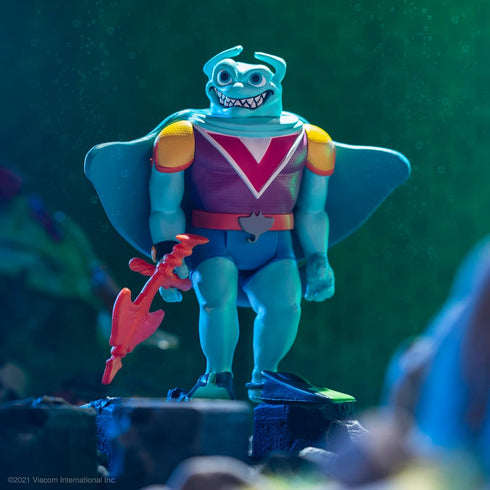 Super7 Teenage Mutant Ninja Turtles Ray Fillet 3.75 in ReAction Figure...