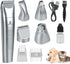 Dog Clippers Grooming Kit Hair Clippers with Nail Grinder Set 4 in 1, Cordless Electric Trimmer- Low Noise Paw Trimmer-USB Rechargeable Quiet Nail...