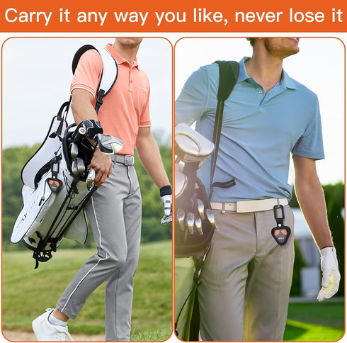 Xxerciz Protective Case for Bushnell Wingman View Golf GPS Speaker Remote Button, Portable Cover Holder with Carabiner, Lightweight, Anti-Scratch,...