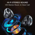 Wireless Ear Clip Bone Conduction Earbuds, Bluetooth 5.3, Up to 18 Hours Playtime, 350mAh Battery, Lightweight, Wireless Bluetooth Earbuds for Cyc...
