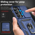 for Samsung Galaxy A55 5G Case with Camera Lens Cover HD Screen Protector, Dual Layer Military-Grade Drop Tested Magnetic Ring Holder Kickstand Pr...