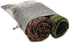 12-Pack X-Large Linen Burlap & Organza Gift Bags w. Drawstrings (7.5x11.5 in, Gray) - Party Favors, Presents, Samples & Treats Mesh Pouch by The D...