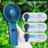 SIX FOXES 2024 New Portable Handheld Fan, 3 in 1 Portable Fan Rechargeable, Display Electricity in Real Time, 4000mAh, 3 Speed Wind, with Base, US...