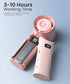 HonHey Portable Handheld Fan Mini Turbo Fan with Adjustable 1-100 Speeds, 4000mAh Battery Operated Fan, Digital Display, High Speed Personal Fan f...