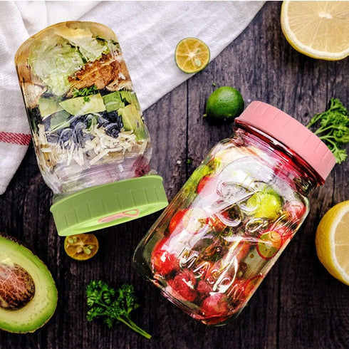Mason Jar Lids,Regular mouth canning lids,Plastic Regular Mouth Mason Canning Lids with Straw Hole/Plastic Straws/Silicone Stoppers/Silicone Rings...