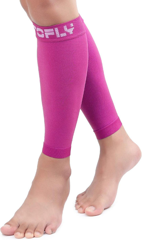 TOFLY® Calf Compression Sleeve for Men & Women, 1 Pair, Footless Compression Socks 20-30mmHg for Leg Support, Shin Splint, Pain Relief, Swelling, ...
