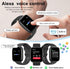 Smart Watch Bulit in Alexa 1.83" Smartwatch for Men Women IP68 Waterproof, 100+ Sport Modes Fitness Activity Tracker, Support swimming Heart Rate ...