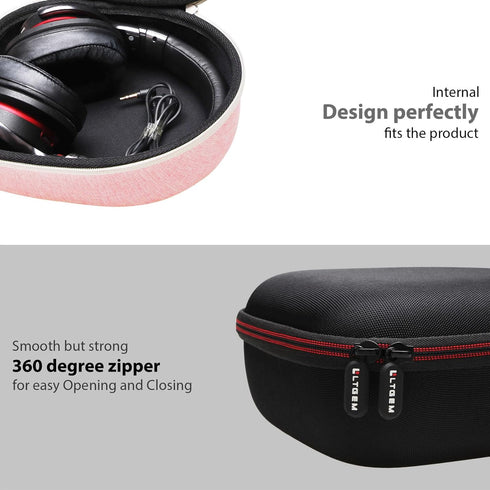 Headphone Headset Case for JBL, Beats, Sony, Soundcore Anker, Raycon, TOZO, SteelSeries, Logitech, Jabra, Bose, Audio-Technica, Sennheiser Headpho...