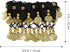 Gadpiparty Costume Jewelry 2pcs Belly Dance Ankle Bracelet with Coins Belly Dance Anklet Jewelry Anklet Chiffon Wrist Cuff for Belly Dance Costume...