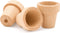 Small Wooden Flower Pot 1-9/16-inch x 1-1/2-inch, Pack of 24 Wood Craft Flower Planter to Paint, by Woodpeckers...