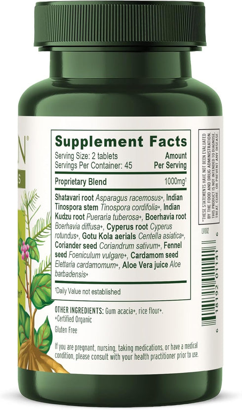 Banyan Botanicals Women’s Support – Organic Herbal Tablets – Promotes a Healthy Female Reproductive System* – Supports Regular & Healthy Menses* –...