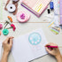 Circle Template Circle Round Stencil Templates for Drawing Professional Circle Ruler Multi Function Drawing Aid Tool Large and Small Size Suit for...