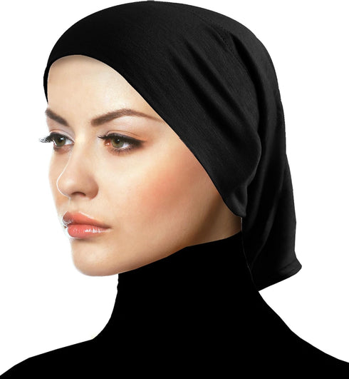 Middle Eastern Mall Beanie Hijab Cap Chemo Under Scarf Cotton Tube Headband for Women...