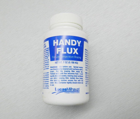 HANDY FLUX PASTE 7 OZ JAR w/ BRUSH CAP - SILVER SOLDERING BRAZING JEWELRY MAKING (E10)...