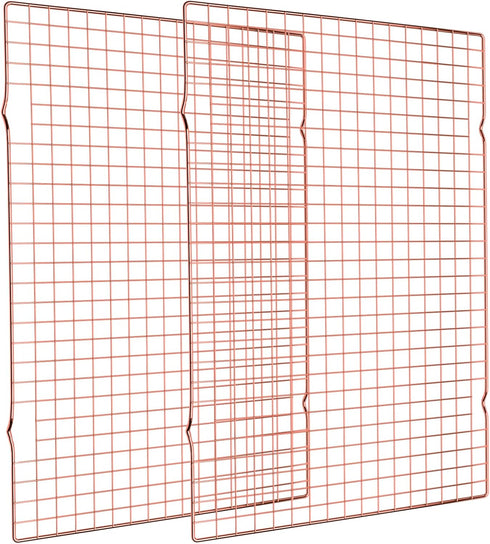 Briout Cooling Rack for Baking, 2-Pack 16x10 Inches Baking Rack, Thick Wire Cookie Rack for Cooking, Roasting, Grilling, Drying, Oven Safe, Fits H...