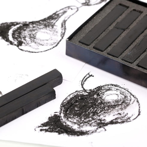 Pro Art Charcoal Set, 12 Count (Pack of 1), Black Piece...